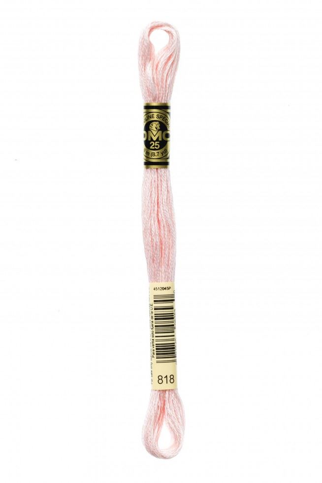 Dmc 818 Stranded Cotton Embroidery Thread