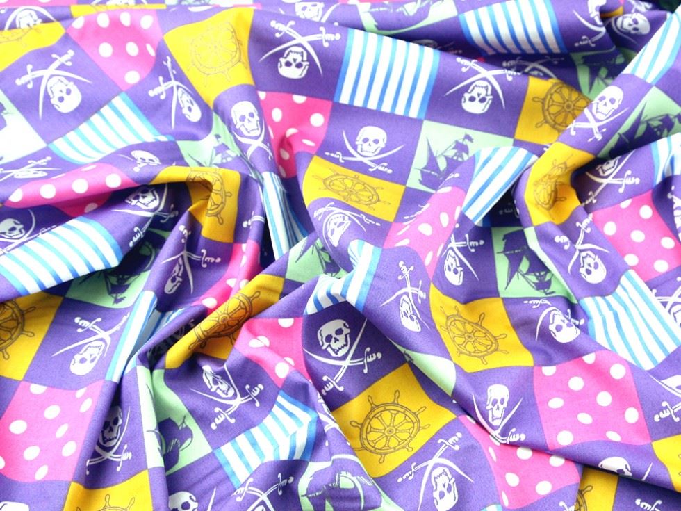 Rose And Hubble 100% Cotton Poplin Fabric Brights