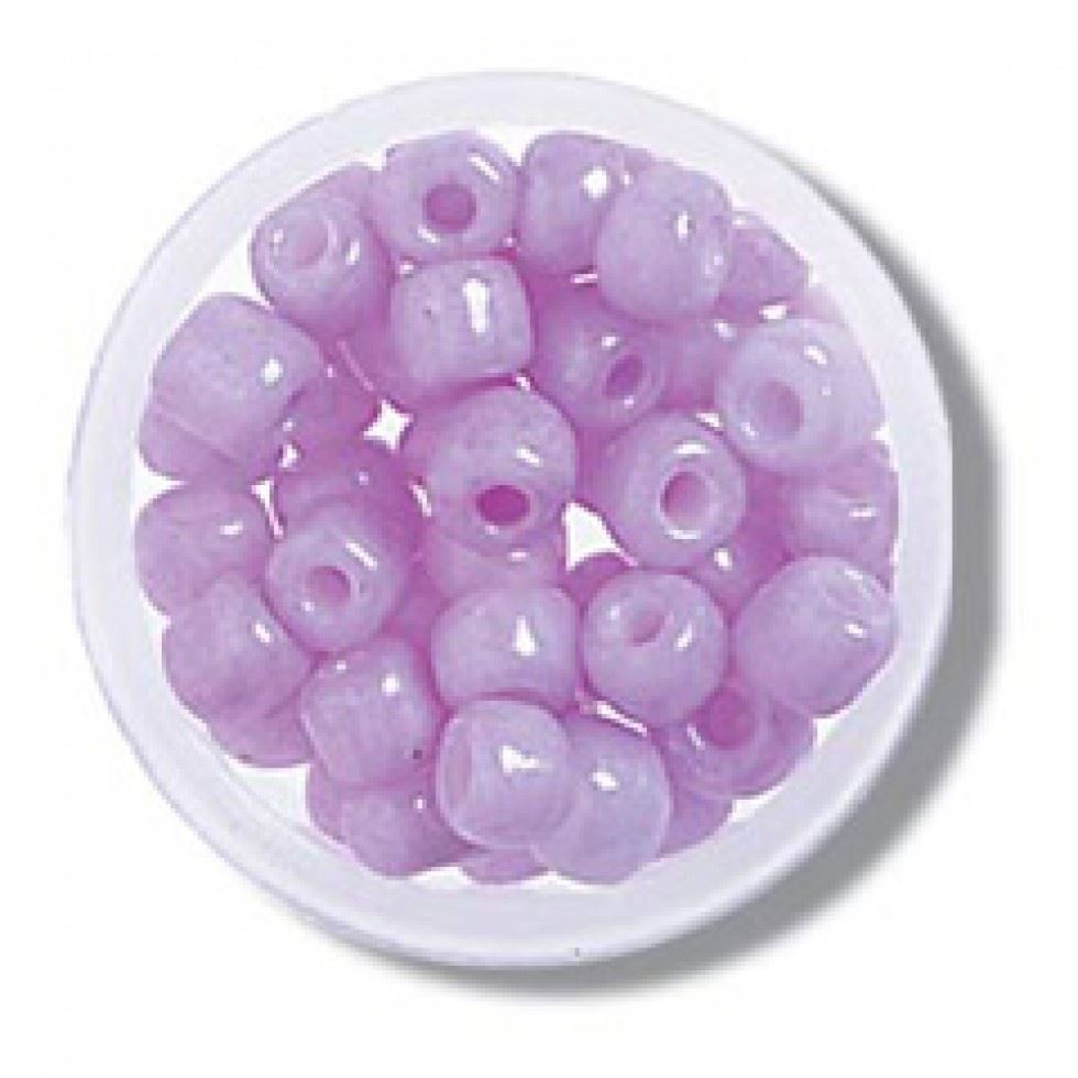 Trimits Pink Glass E Beads Bulk Pack (Value Pack Of 3)