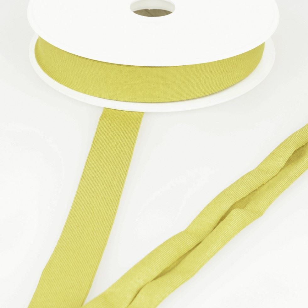 Stephanoise Viscose Jersey Bias Binding Tape Mustard
