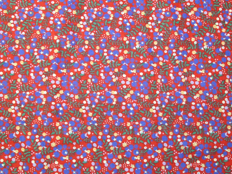 Red Cotton Lawn Fabric