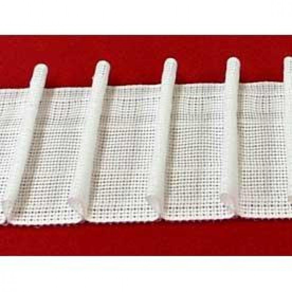 Piccadilly Touch & Close Curtain Tape (Value Roll) White