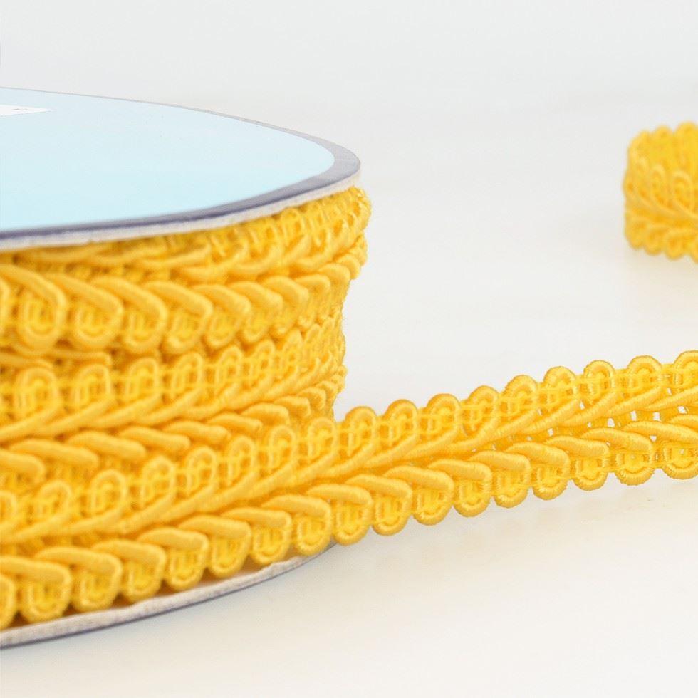 Stephanoise Gimp Braid Trim Lemon Yellow