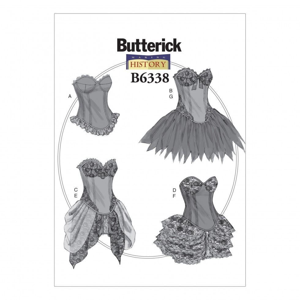 Minerva Sewing Pattern 6338 Butterick Butterick-6338-E5