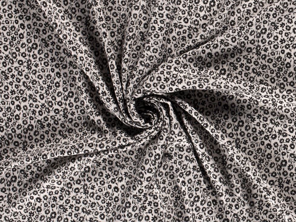 Viscose Challis Fabric Grey
 