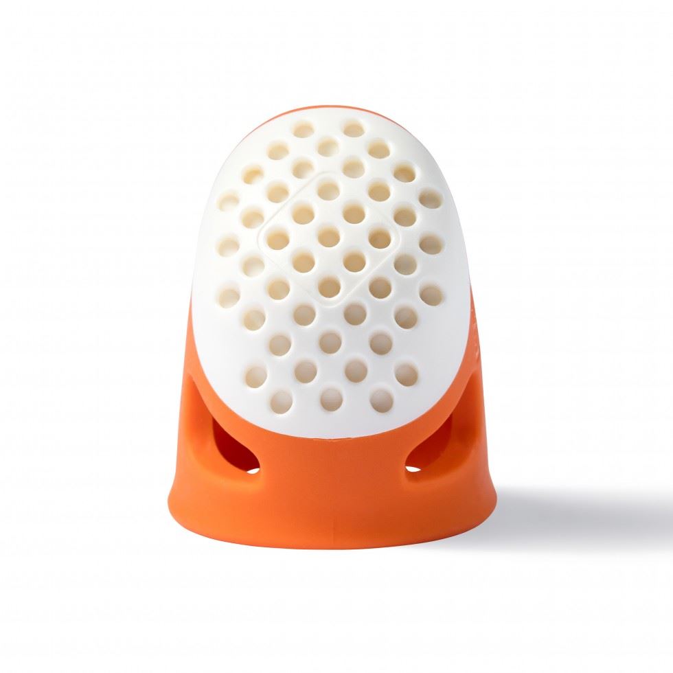 Image of Prym Small Ergonomic Thimble Orange