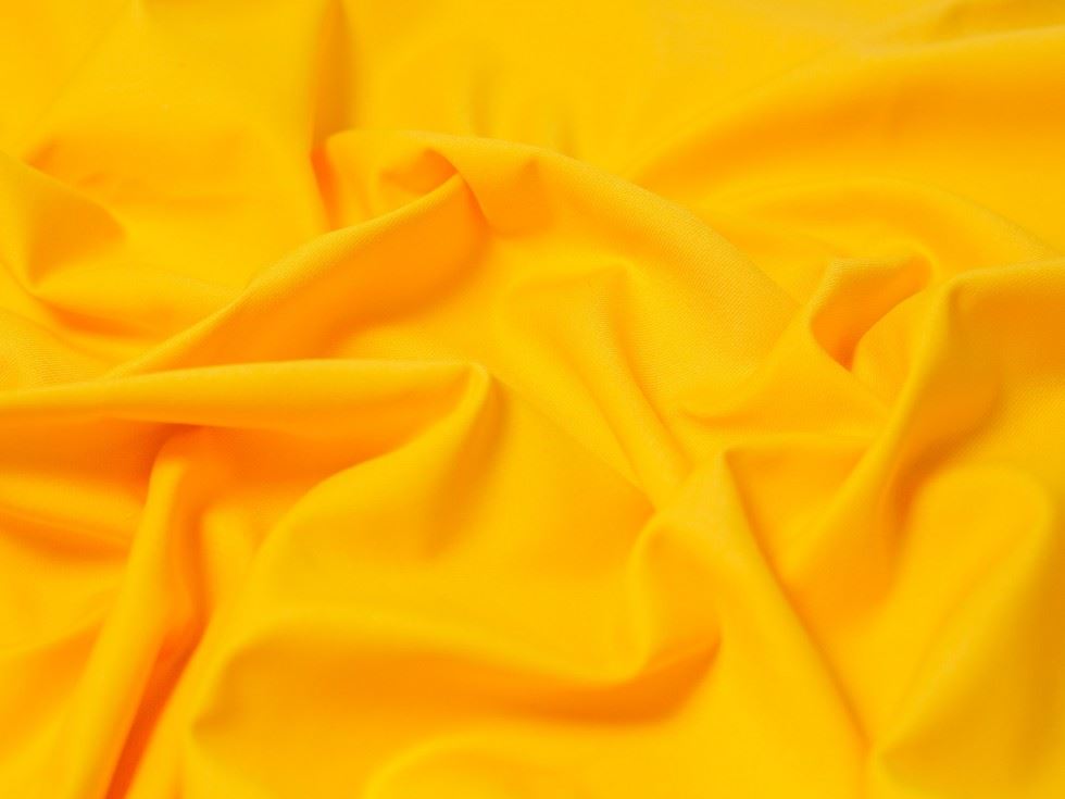 Minerva Core Range Gaberchino Polycotton Twill Fabric Yellow
 