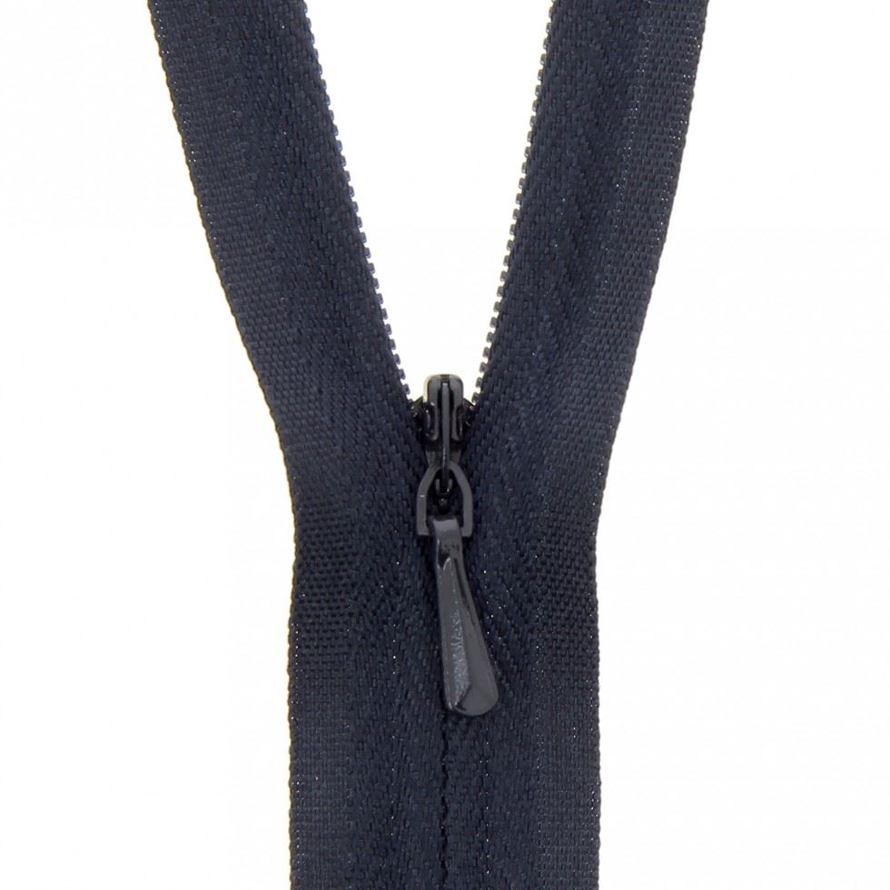 Milward Dark Navy Concealed Invisible Closed End Zips