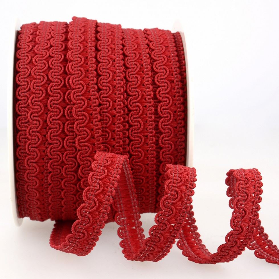 Stephanoise Rayon Braid Trim Burgundy