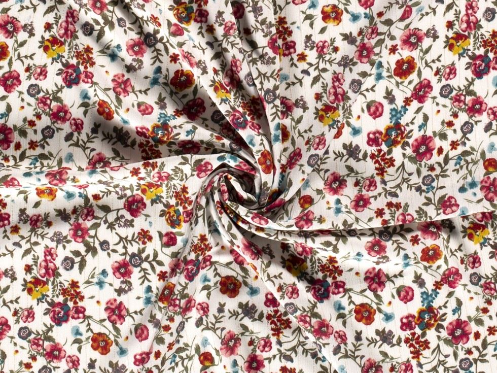 Viscose Crepe Fabric Ivory
 