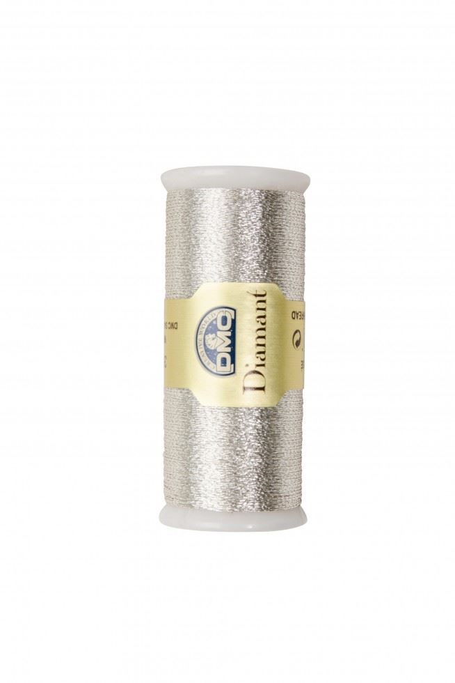 Dmc D168 Silver Diamant Metallic Embroidery Thread