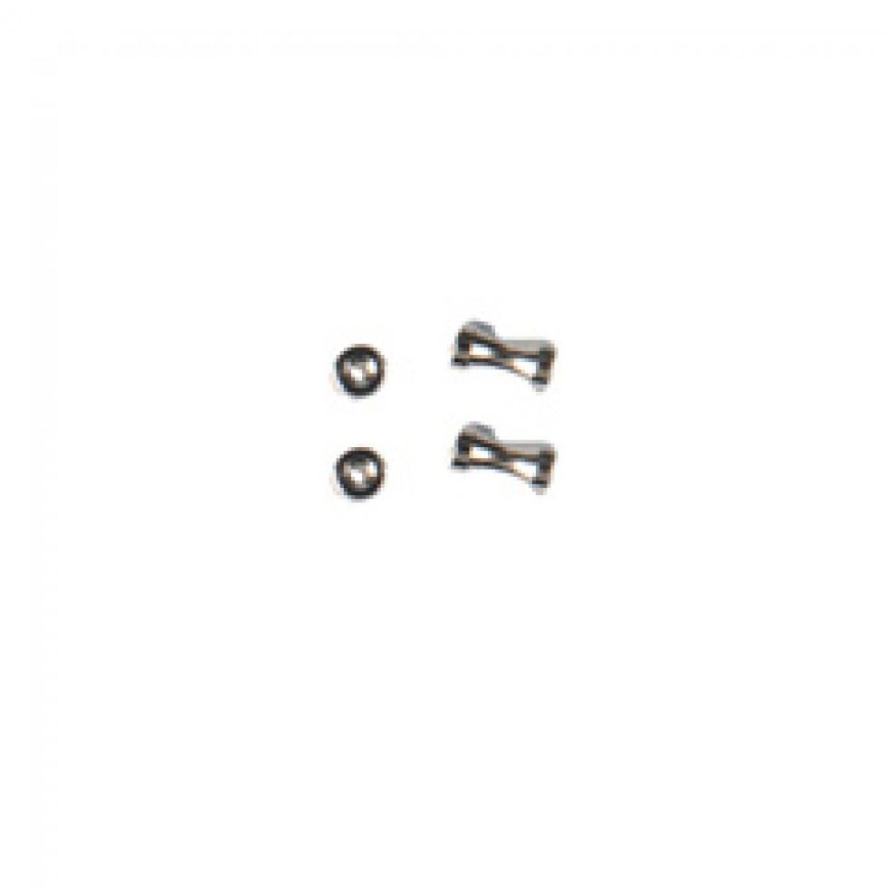 Trimits Silver Diabolo Space Findings (Value Pack Of 5)