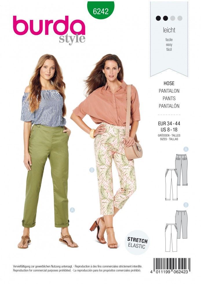 Burda Paper Sewing Pattern 6242
 