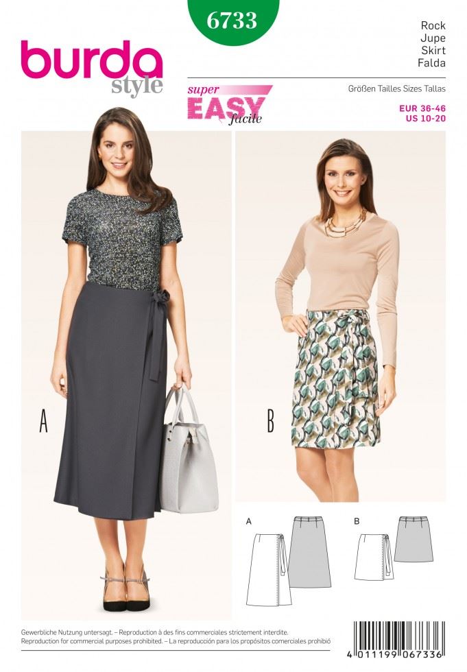 Burda Paper Sewing Pattern 6733
 