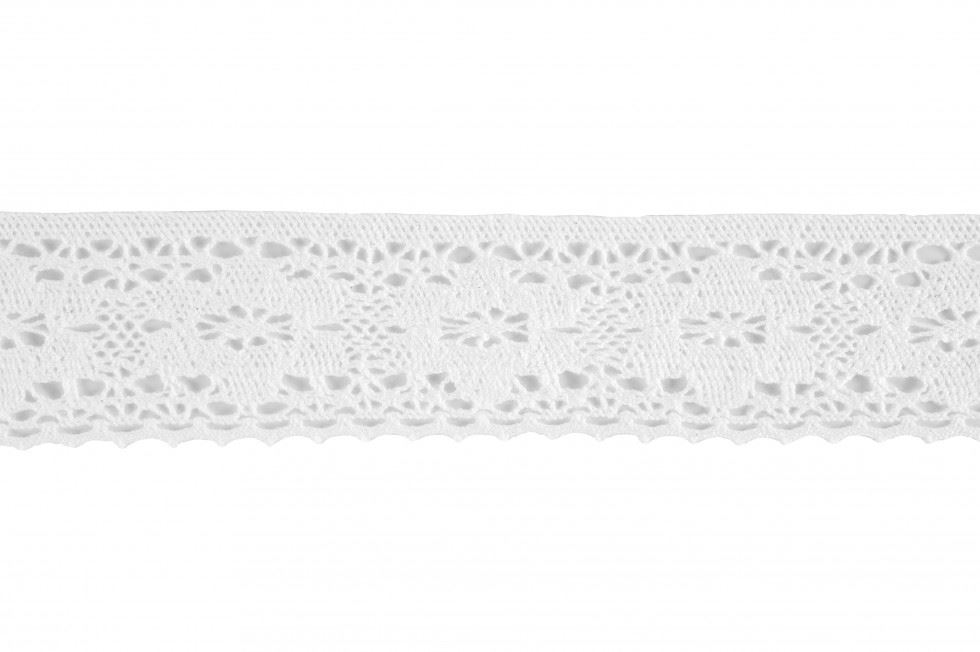 White Cotton Lace Trim