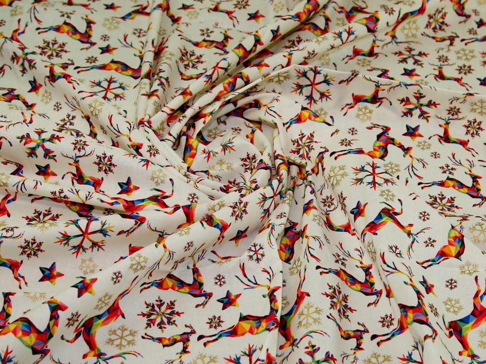 Deadstock Metallic 100% Cotton Fabric Bottle Green
 
