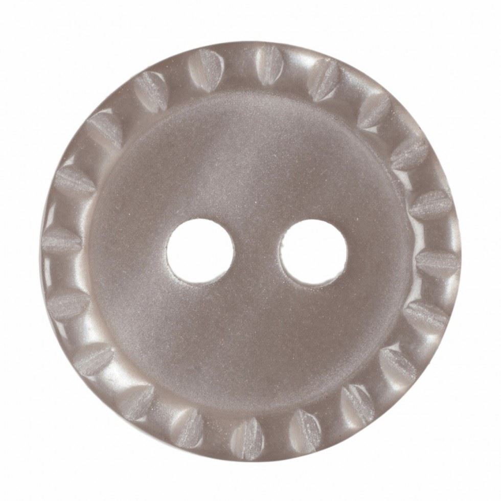 Hemline Brown Round Shirt Buttons