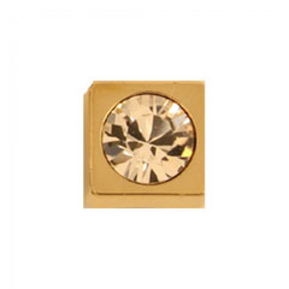 Trimits Gold Square Swarovski Buttons