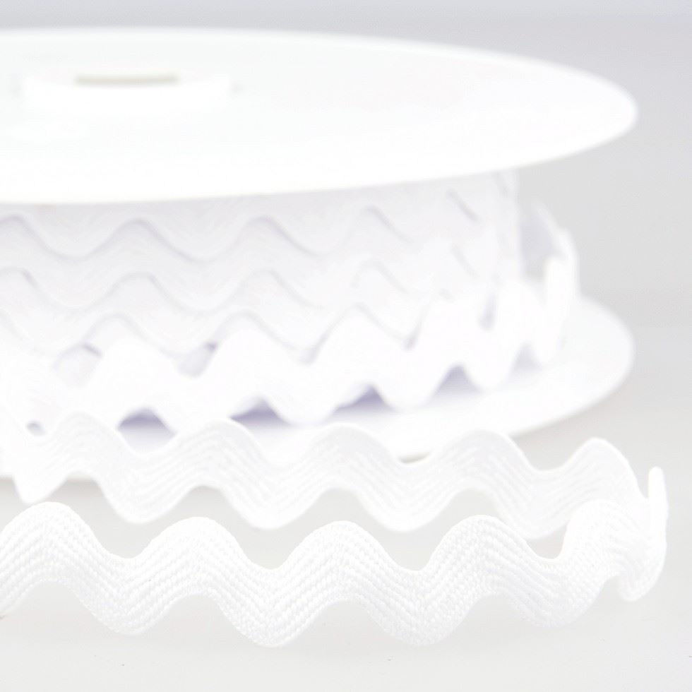 Stephanoise Ric Rac Trim White