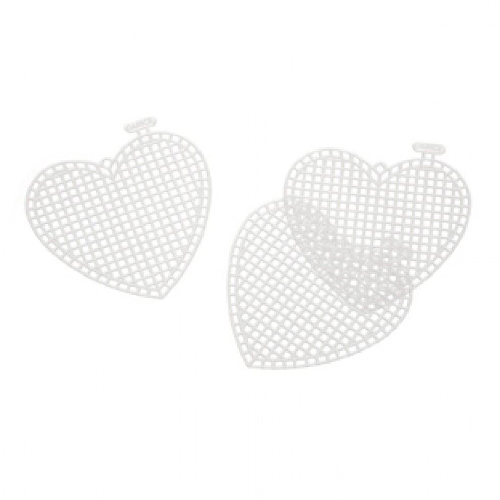 Darice 7 HPI Plastic Canvas Hearts
 