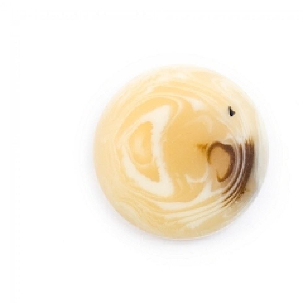 Crendon Cream & Brown Round Marble Shank Buttons (Value Pack)