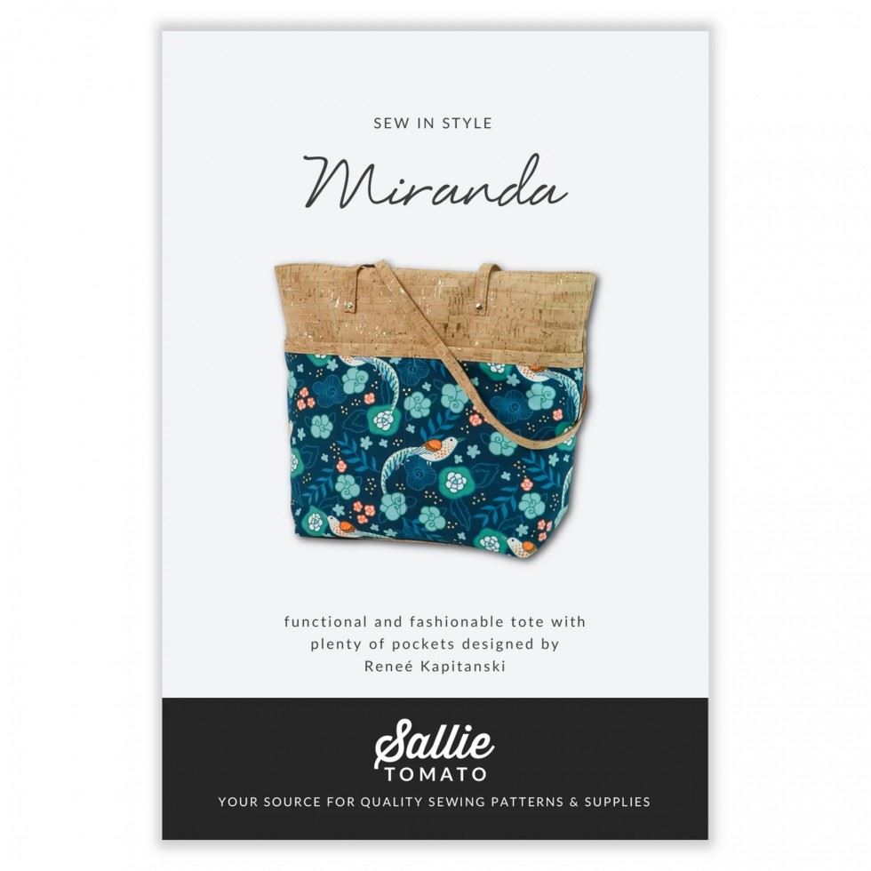 Sallie Tomato Paper Sewing Pattern Miranda Tote