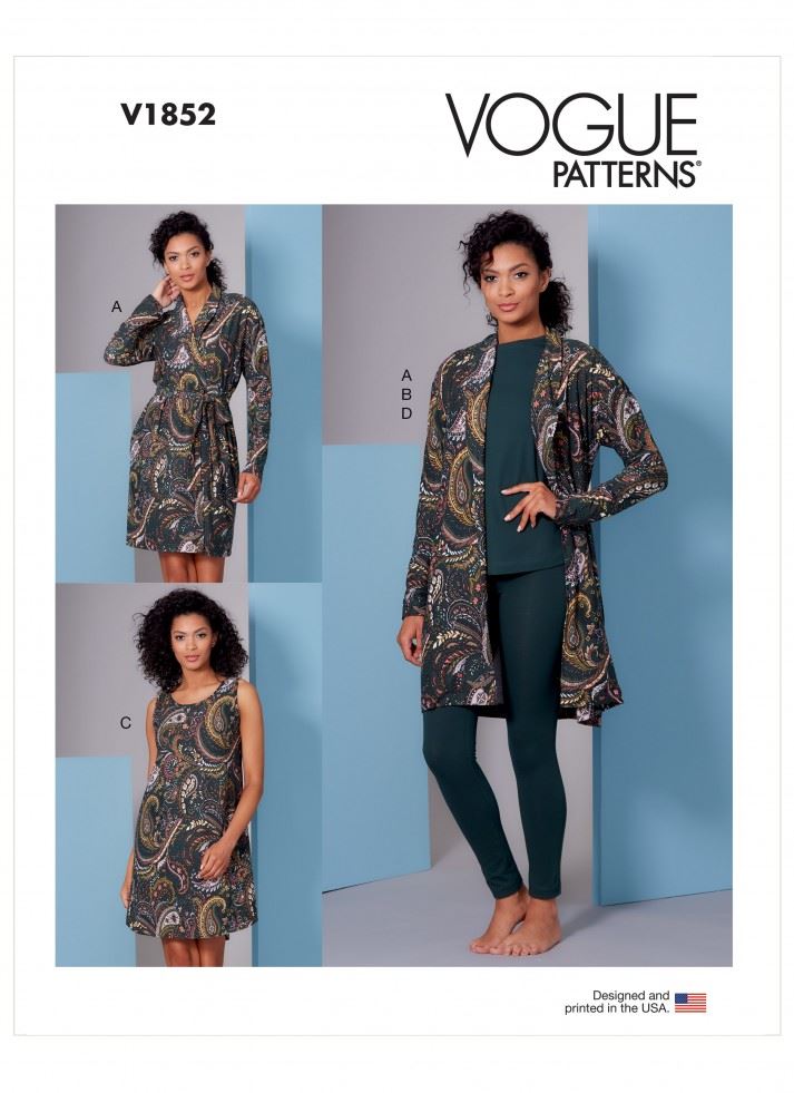 Vogue Paper Sewing Pattern 1852