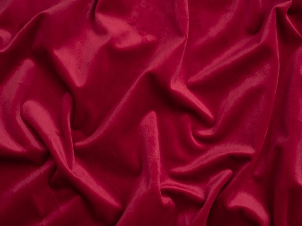Minerva Core Range Bordeaux Matte Velvet Stretch Knit Fabric