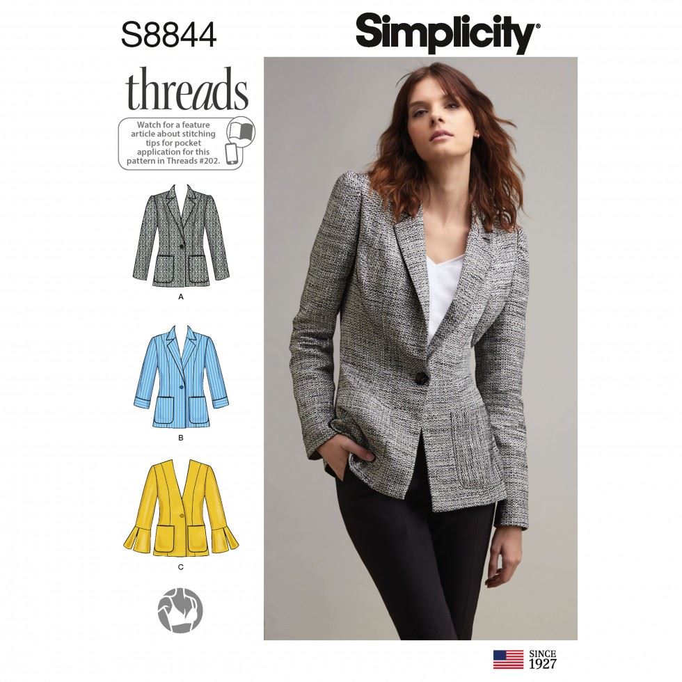 Minerva Sewing Pattern 8844 Simplicity Simplicity-8844-U5