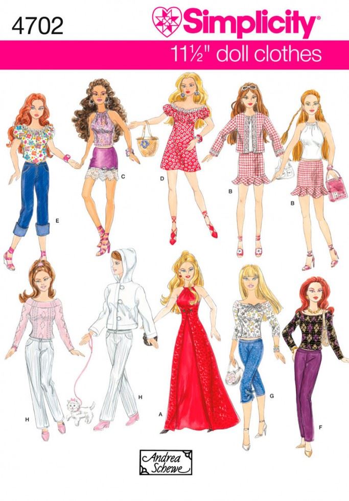 Simplicity Paper Sewing Pattern 4702
 