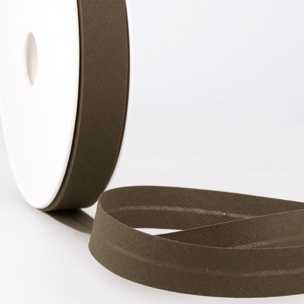 Stephanoise Polycotton Bias Binding Tape Dark Olive
 