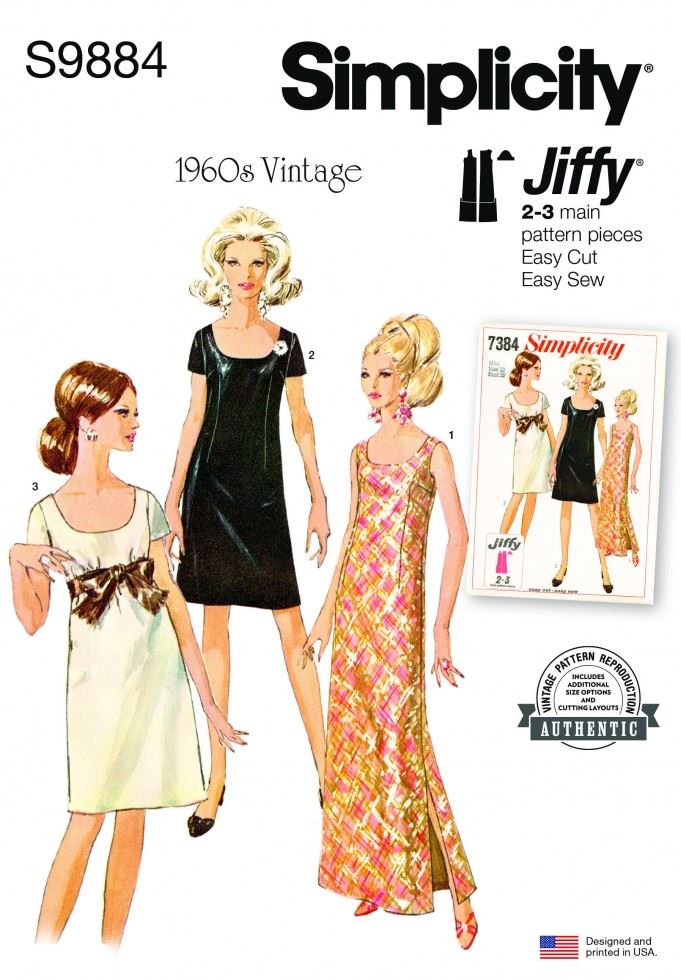 Simplicity Paper Sewing Pattern 9884
 