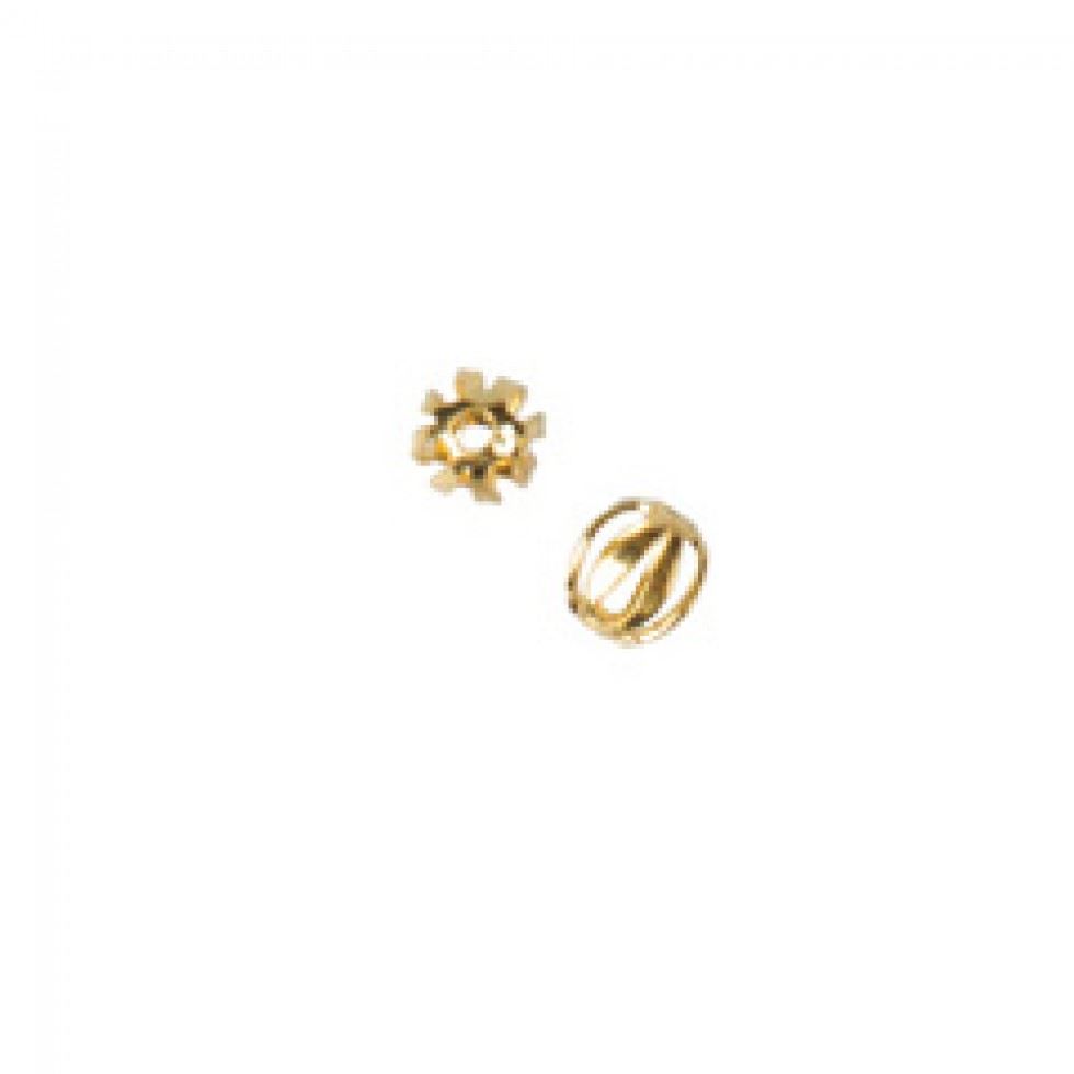 Trimits Gold Oval Filigree Spacer Beads (Value Pack Of 5)