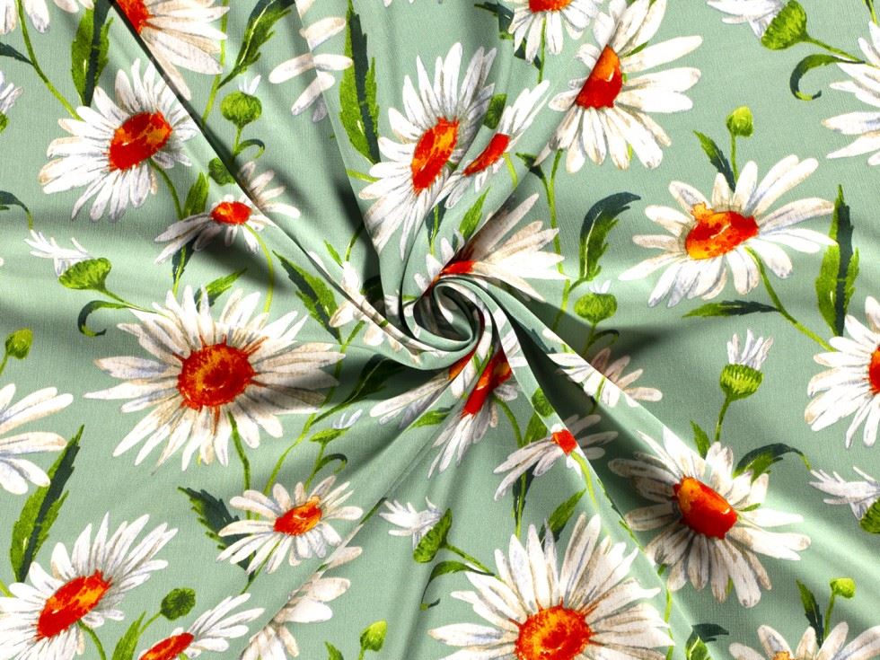 Viscose Crepe Fabric Mint
 