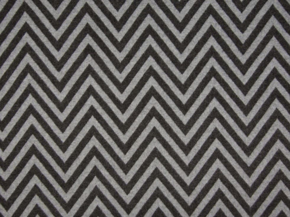 Grey Deadstock Jacquard Stretch Knit Fabric