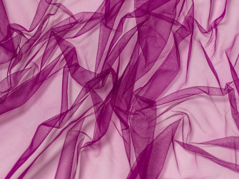 Minerva Core Range Dolce Vita Soft Italian Tulle Fabric Porpora
 