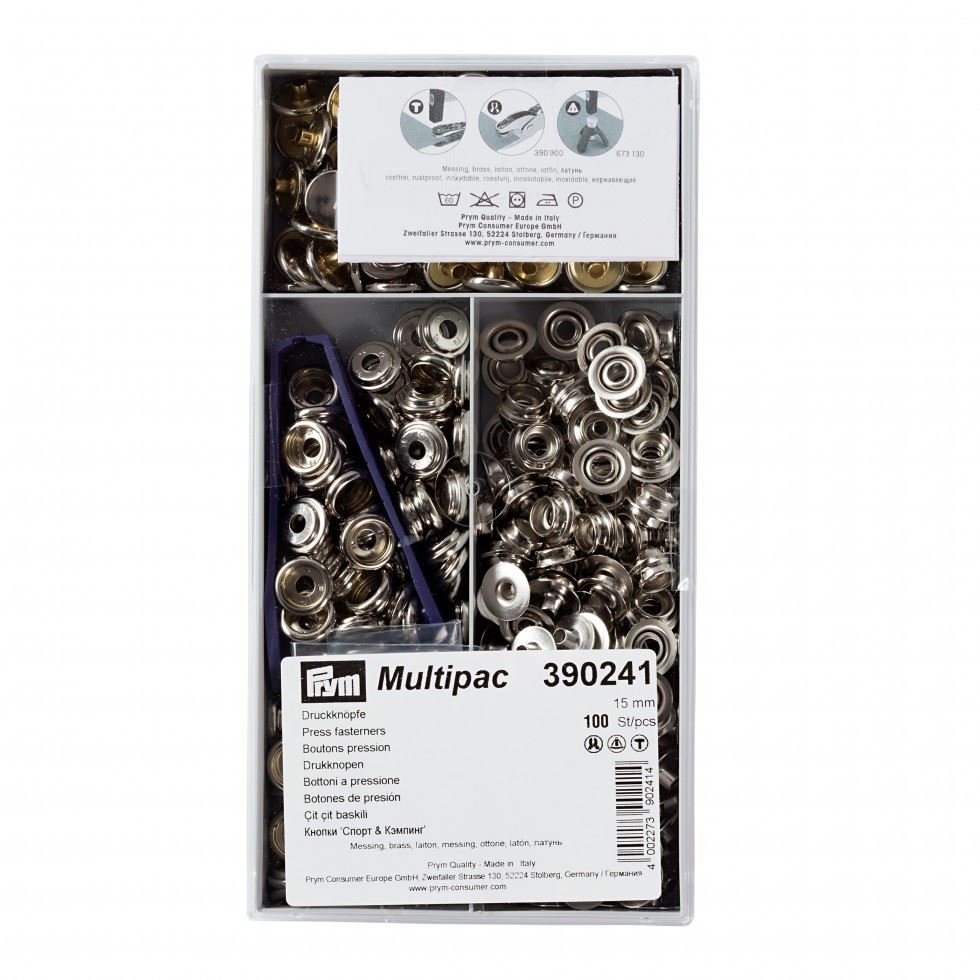 Prym Silver Sport Snaps Press Fasteners