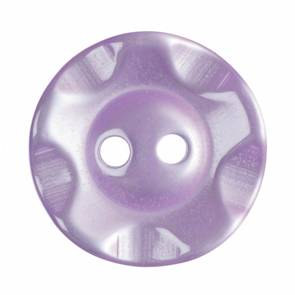 Hemline Lilac Round Plastic Buttons