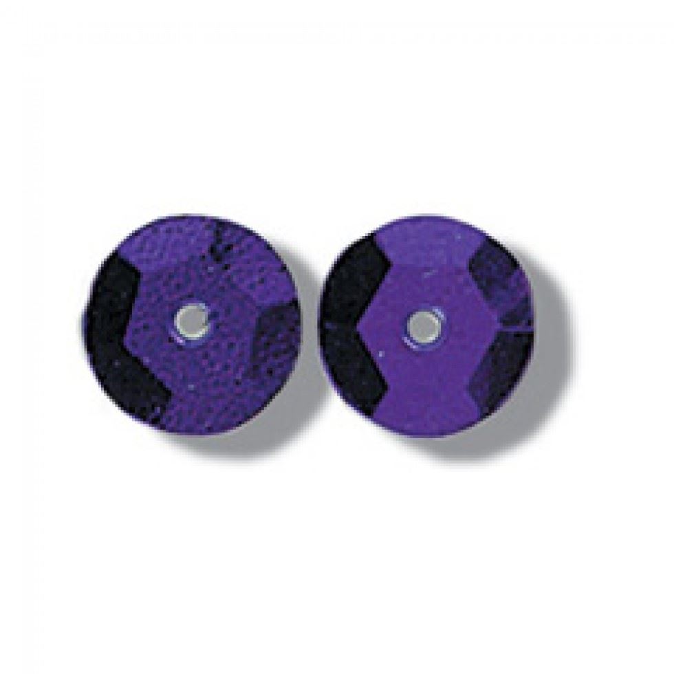 Trimits Purple Round Cup Sequins (Value Pack Of 5)
