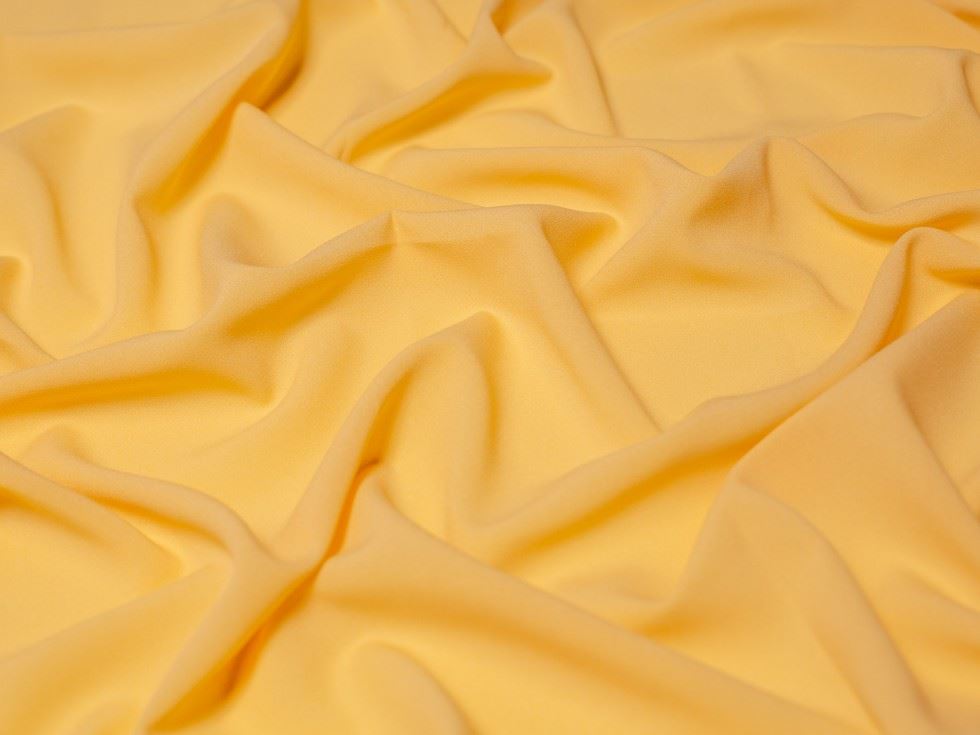 Minerva Core Range Ochre Single Georgette Fabric