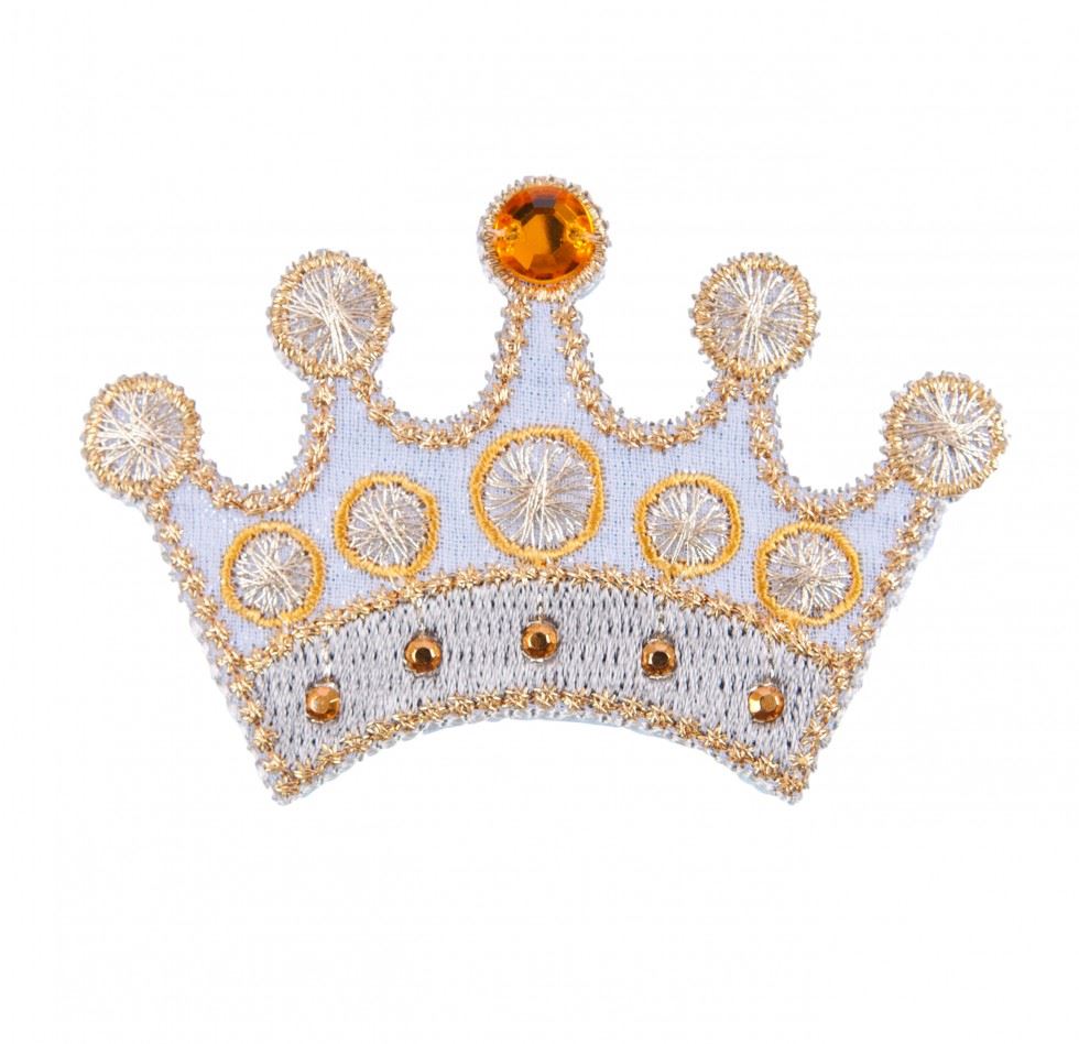 Craft Factory Silver/Gold Patch Motif Crown