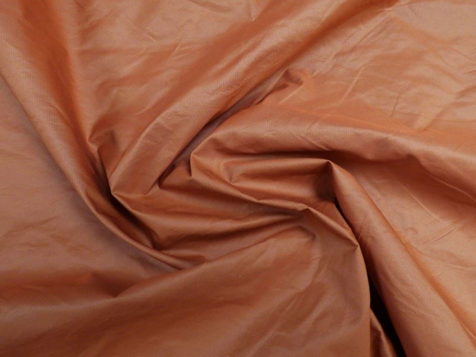 Lady Mcelroy Orange Tekni Raincoat Fabric