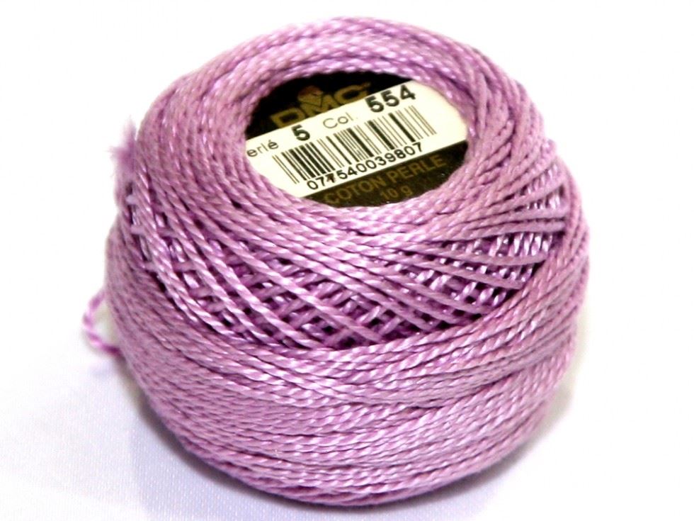 Dmc 554 Size 5 Cotton Perle Thread