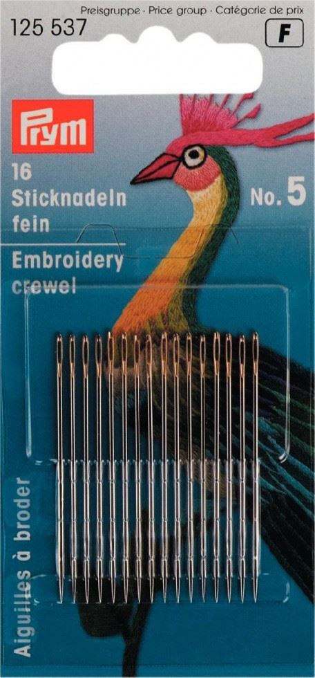 Prym Fine Embroidery Needles