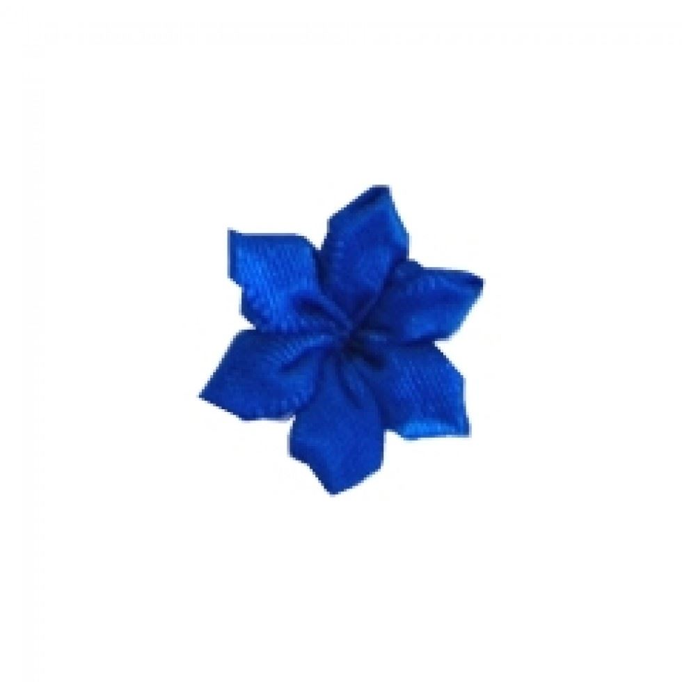 Berisfords 352 Electric Blue Ribbon Petal Flowers