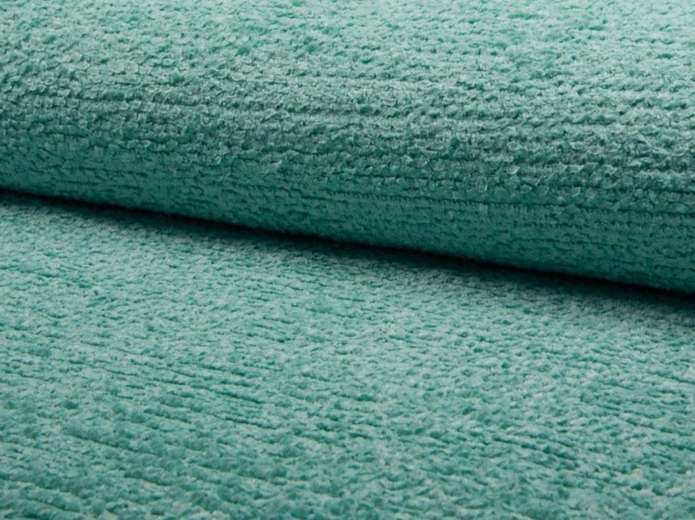 Deadstock Woven Chenille Fabric Mint Green
 
