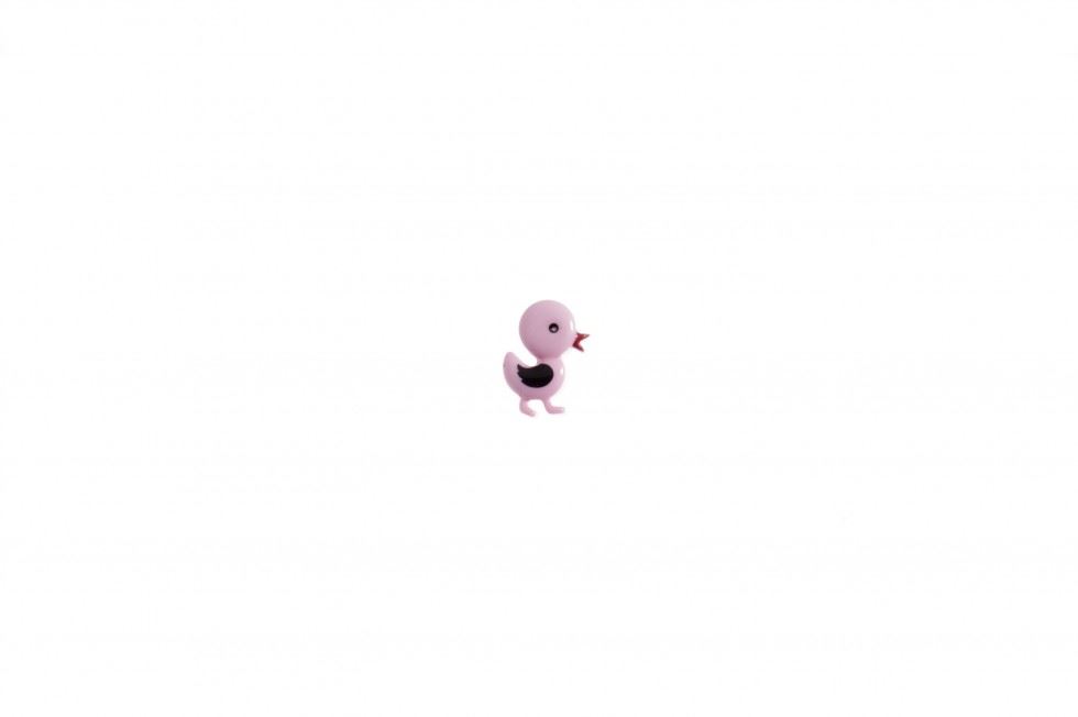 Trimits Walking Duck Buttons (Value Pack) Light Pink