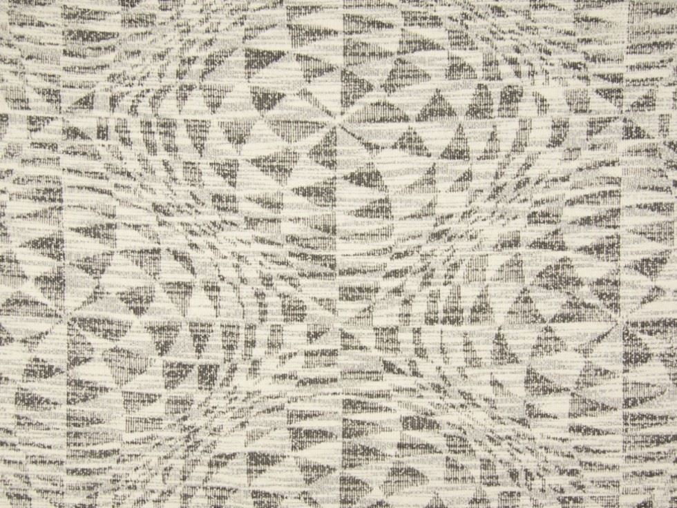 Beige Deadstock Textured Stretch Knit Fabric