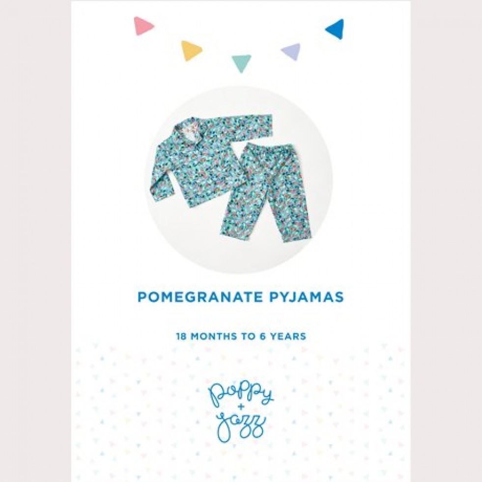 Poppy and Jazz Paper Sewing Pattern Pomegranate Pyjamas
 