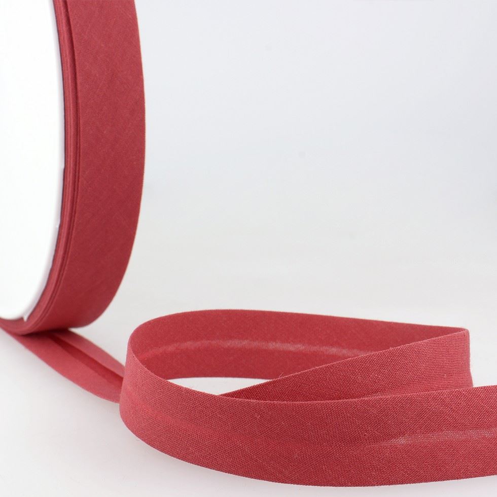 Stephanoise Polycotton Bias Binding Tape Raspberry
 
